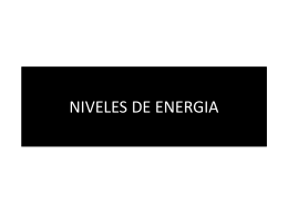 NIVELES DE ENERGIA