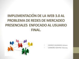 IMPLEMENTACIÓN DE LA WEB 3.0