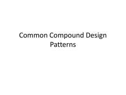 Common Compound Design Patterns
