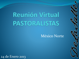 Reunión Virtual - La Salle México Norte