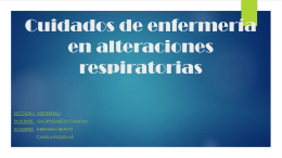 4. Alteraciones Respiratorias