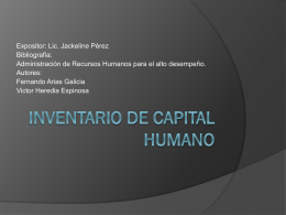 Inventario de Capital Humano