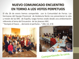 Eclesiología - Misioneras de la Inmaculada Concepción