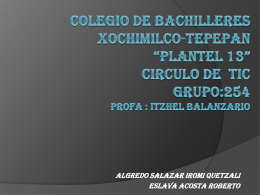 COLEGIO DE BACHILLERES XOCHIMILCO