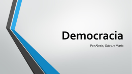 Democracia - SraFerdinand