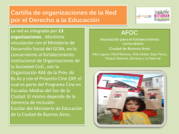 Cartilla AFOC - Fundación SES
