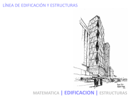 edificacion i - ii - Escuela de Arquitectura