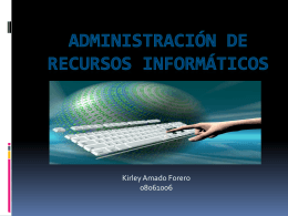 Administración de recursos informáticos