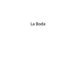 La Boda - SenoritaHeller