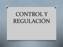 CONTROL Y REGULACIÓN (3321987)