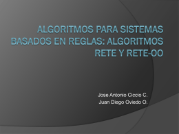 Algoritmos RETE y RE..