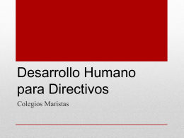 01 Desarrollo Humano para Directivos Encuadre