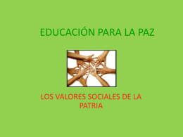 EDUCACIÓN PARA LA PAZ II-2