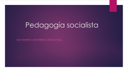 pedagogia socialista grupo No.6 power point