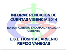 1. Informe Rendicion De Cuentas 2014