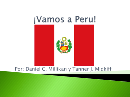 ¡Vamos a Peru!
