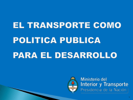 Diapositiva 1 - Encuentro Argentino de Transporte Fluvial