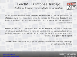 ExactME! - Trabajo En Argentina