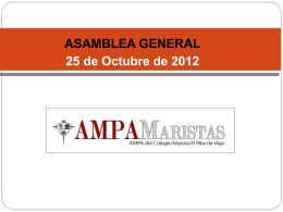 Curso 2010 * 2011 - AMPA Maristas Vigo