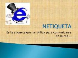NETIQUETA - propuetastic