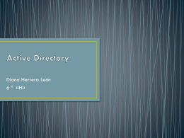 Active Directory blog.