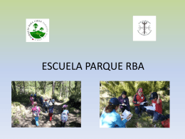 Presentación RB Escuela Parque RBA