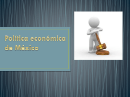 Política económica de México