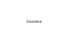 Coursera - Schoology