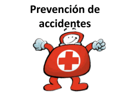 Prevención de accidentes.