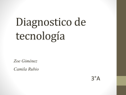 Diagnostico de tecnologia