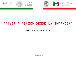 Edi en Sinos 2.1 - Hospital Infantil de México Federico Gómez