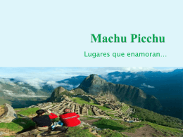 Machu Picchu - tutorlinguecapponi