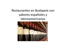 Restaurantes en Hungría con sabores españoles y