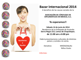Bazar Internacional 2014