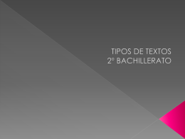 Tipos de textos 2º bachillerato (140169)