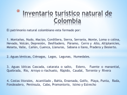 Inventario turistico natural de Colombia (6607374)
