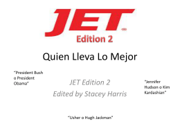 JET Edition 2 Edited by Stacey Harris Edition 2