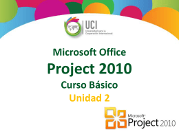 Microsoft Project 2010 Dependencia entre Tareas del Proyecto