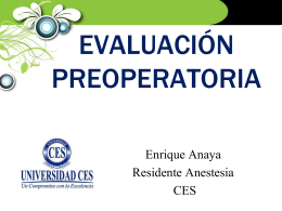 modelos de evaluacion preoperatoria