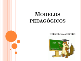 Modelos pedagógicos