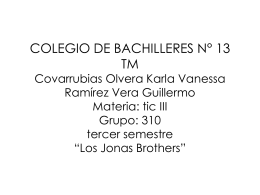 COLEGIO DE BACHILLERES N° 13 TM Covarrubias - TIC3-310