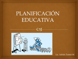 Planificacion Educativa