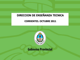 PP Muestra 2011 - Dirección de Educación Técnico Profesional
