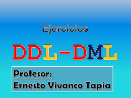 Material DML y Query - Ernesto Eduardo Vivanco Tapia