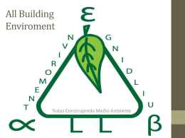 All Building Enviroment - Global Sustainability Jam