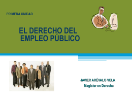 1 unidad.- el derecho del empleo publico