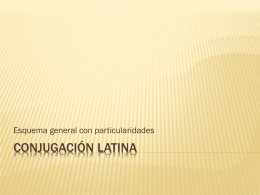 Conjugación Latina