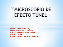 Microscopio de Efecto Tunel - ciencia