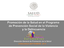 chihuahua - Dirección General de Promoción de la Salud