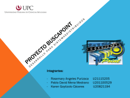 Proyecto buscapoint
